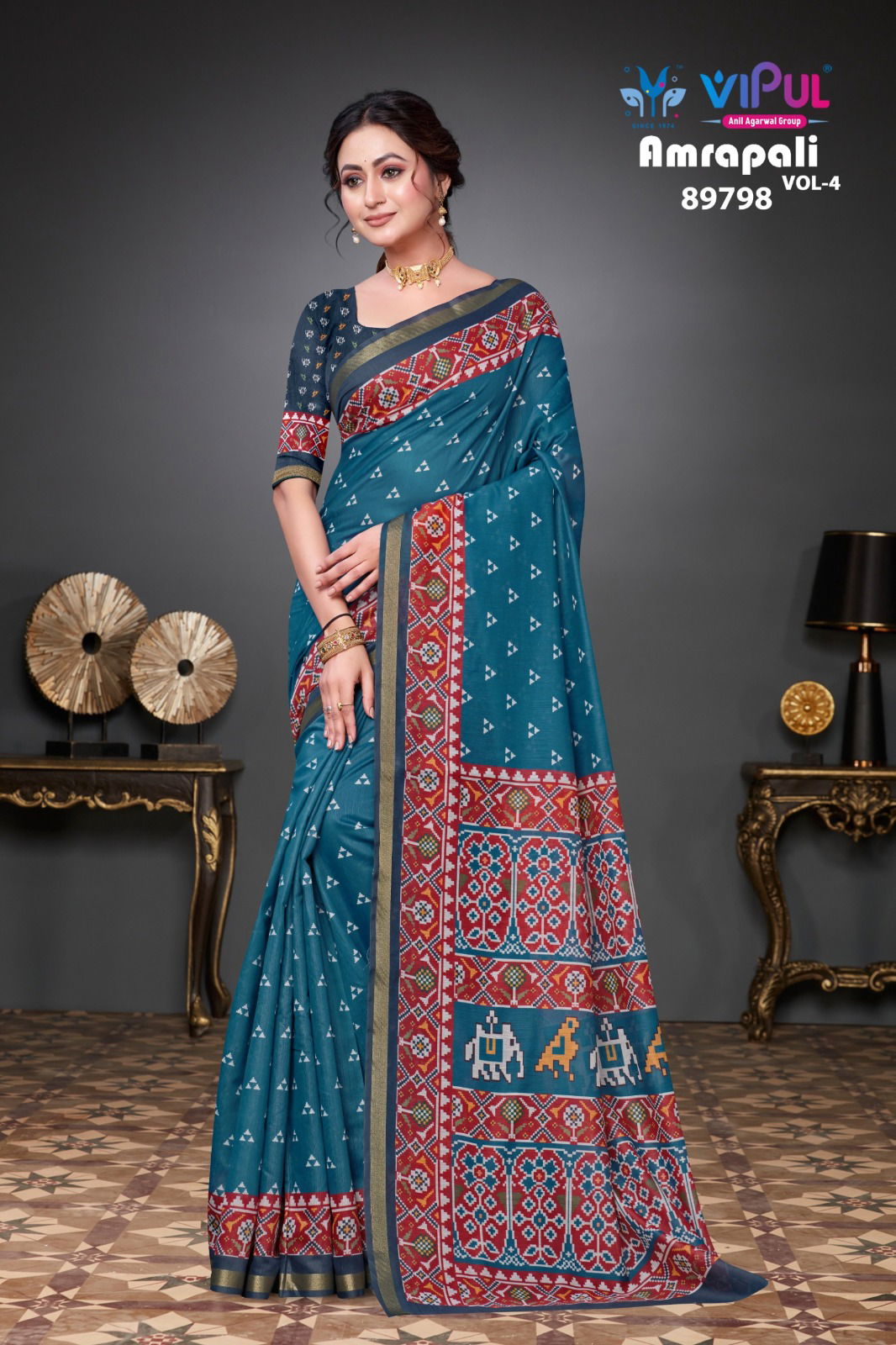 Amrapali Vol 4 By Vipul Cotton Daily Wear Saree Wholesale Shop In Surat